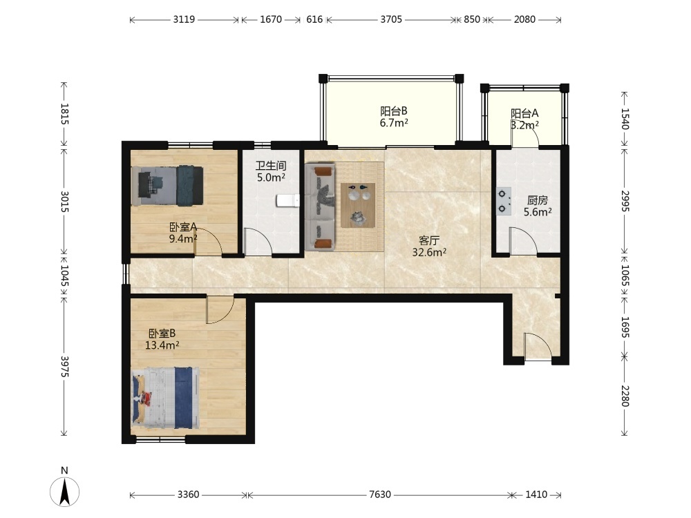 北京天通苑东二区二手房房源图片