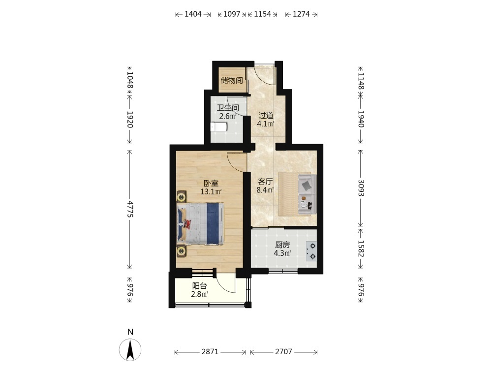北京四平园二手房房源图片
