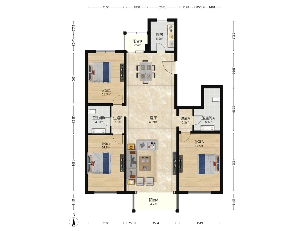 北京翠叠园二手房房源图片