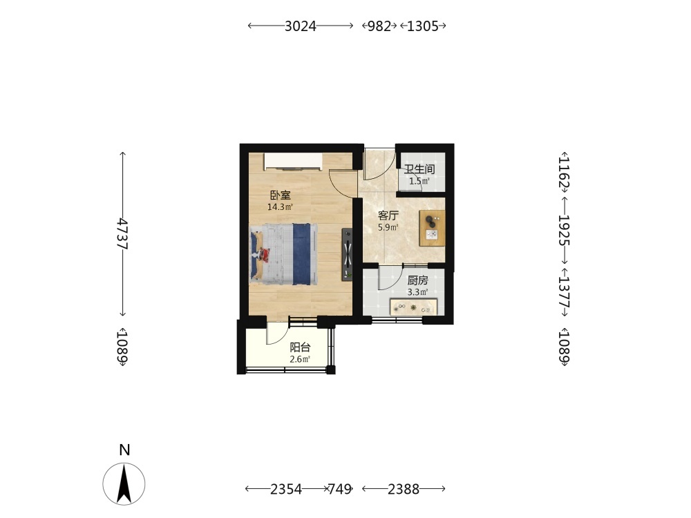 北京复康南里二手房房源图片