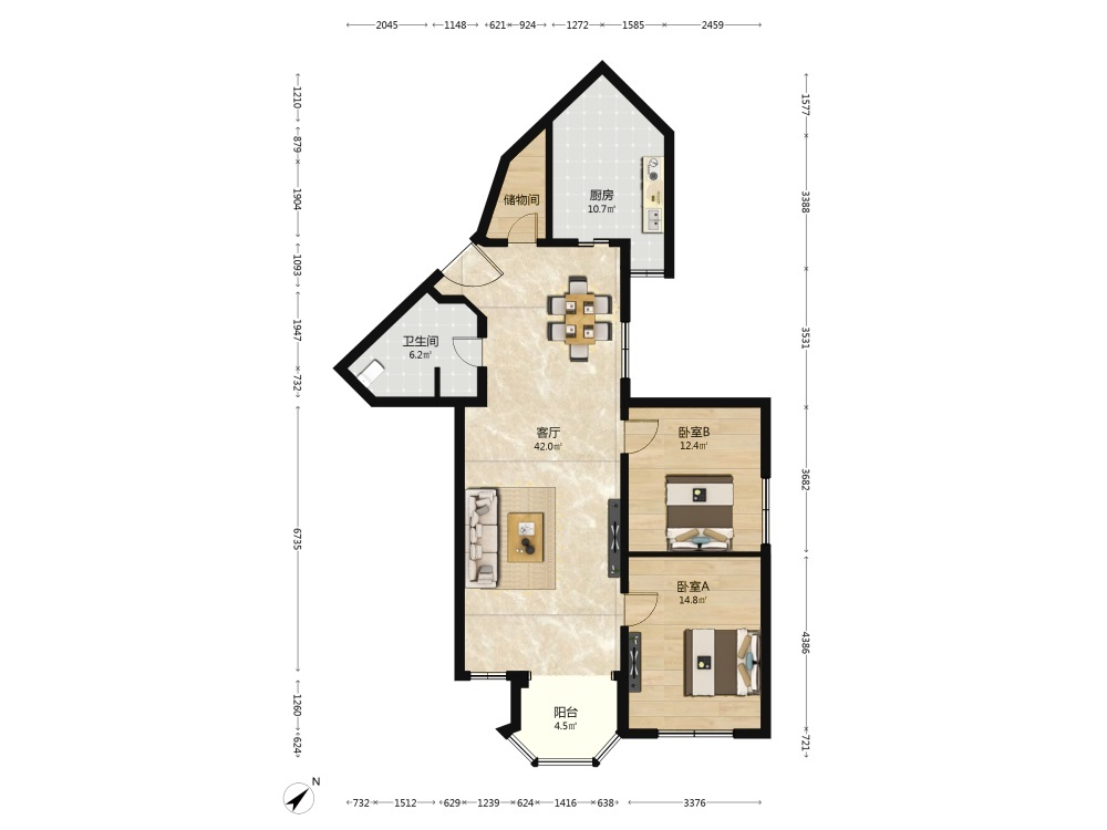 北京垂虹园二手房房源图片