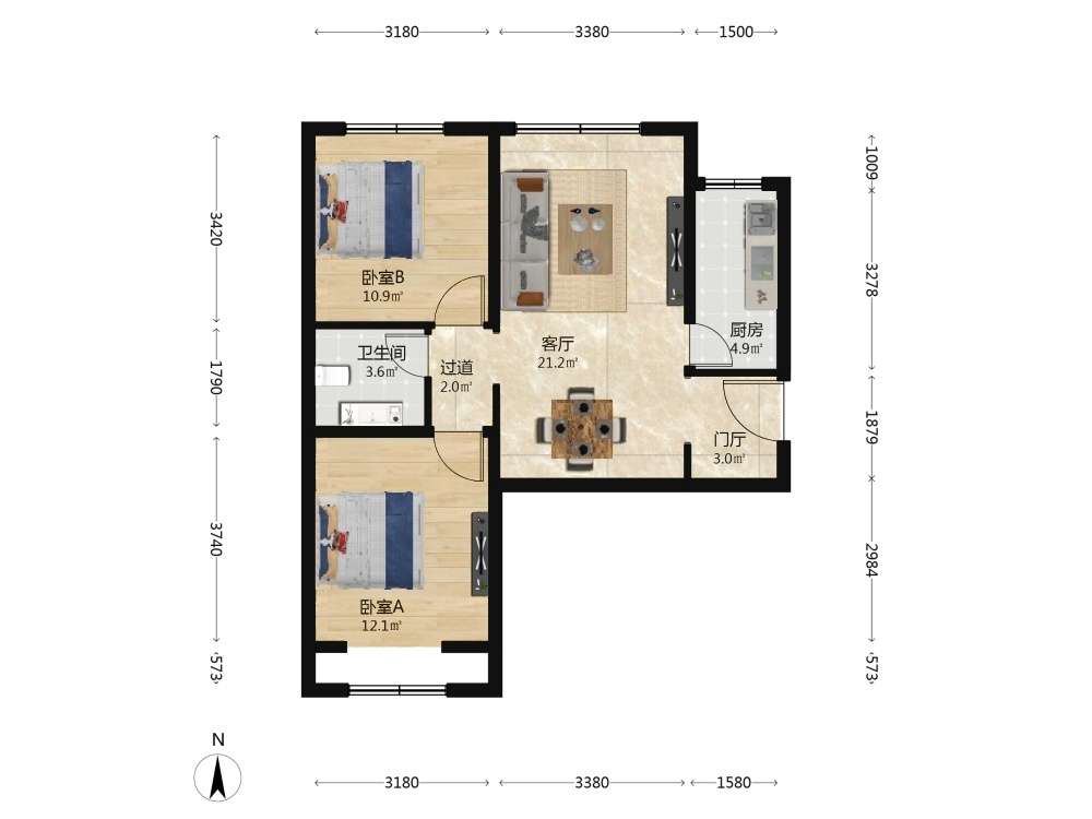 北京江南府二手房房源图片