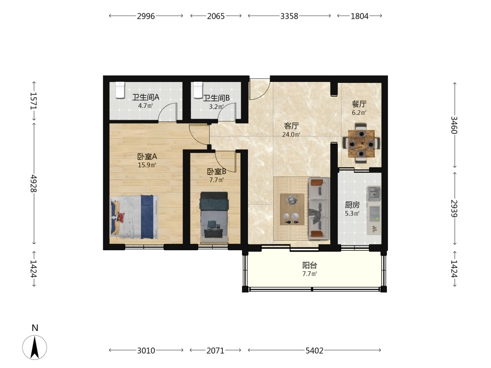 北京天通苑北三区二手房房源图片
