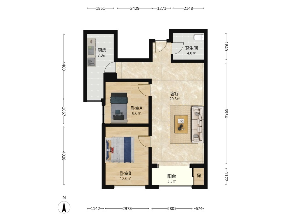 北京四合上院二手房房源图片