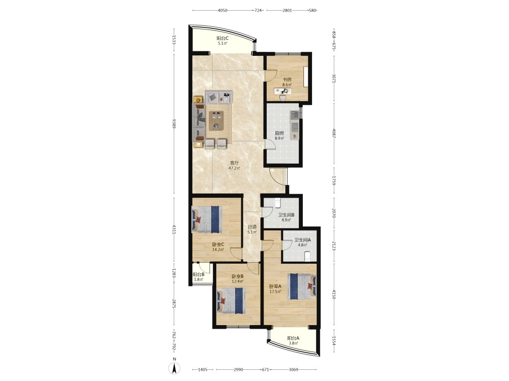 北京春荫园二手房房源图片