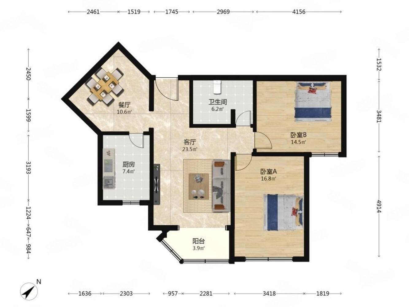 北京垂虹园(蓝靛厂)二手房房源图片