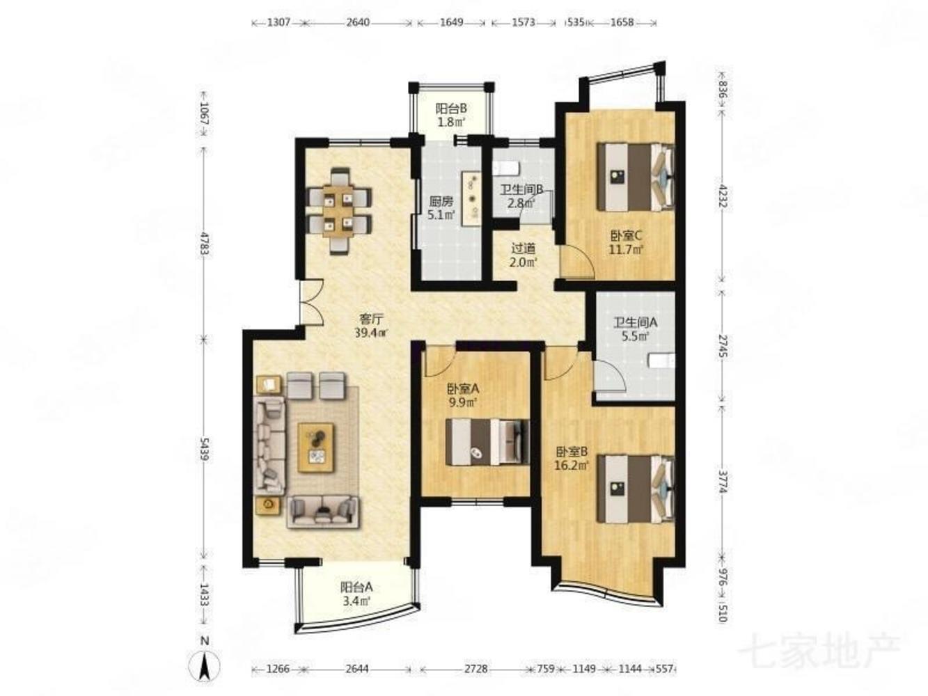 北京蓝天花园二手房房源图片