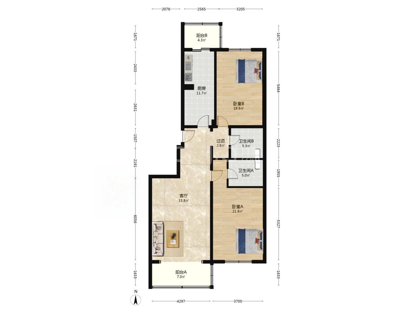 北京天通西苑二区二手房房源图片