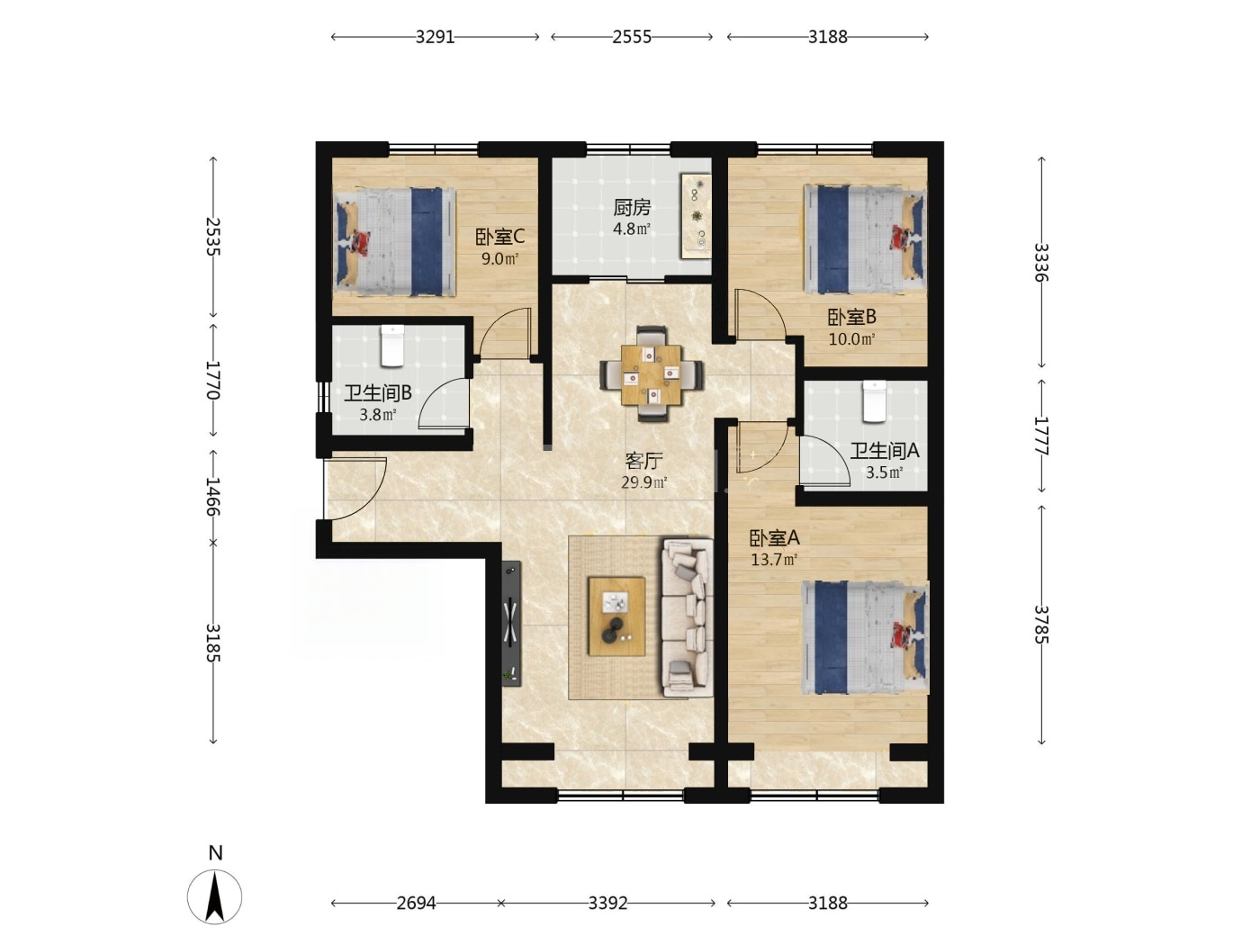 北京江南府二手房房源图片