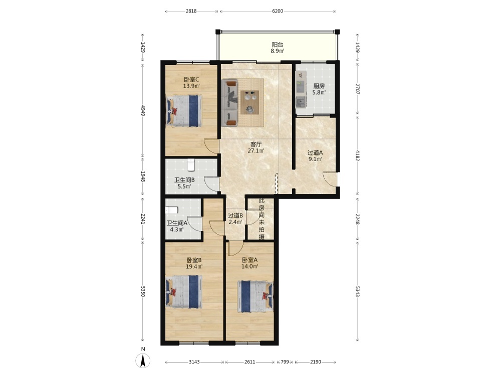 北京天通苑北一区二手房房源图片