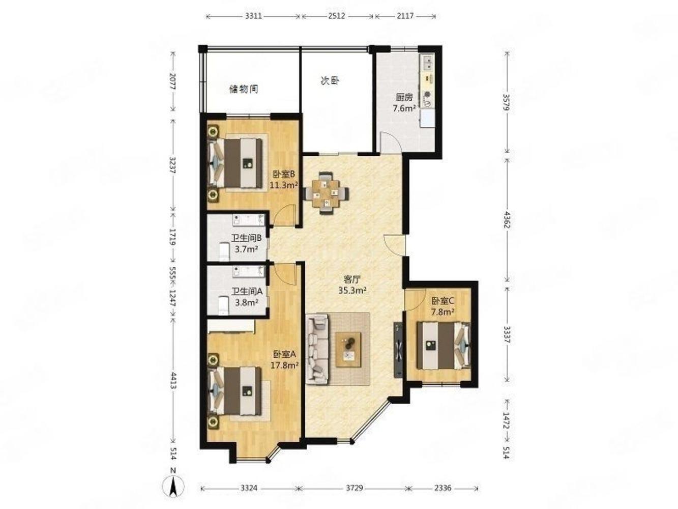 北京恋日绿岛小区二手房房源图片