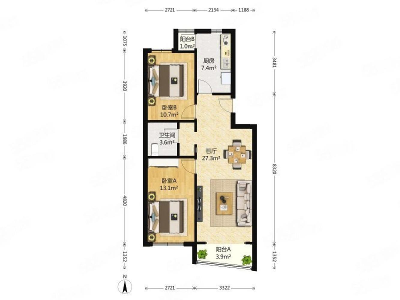 北京鸿博家园六区二手房房源图片
