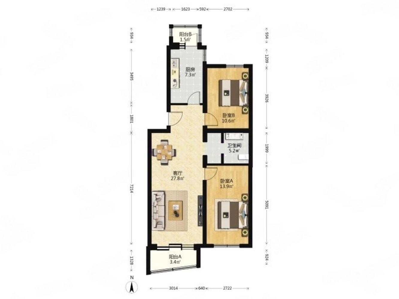 北京鸿博家园六区二手房房源图片