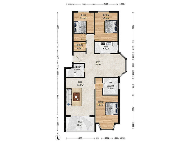 北京山水LAVIE二手房房源图片