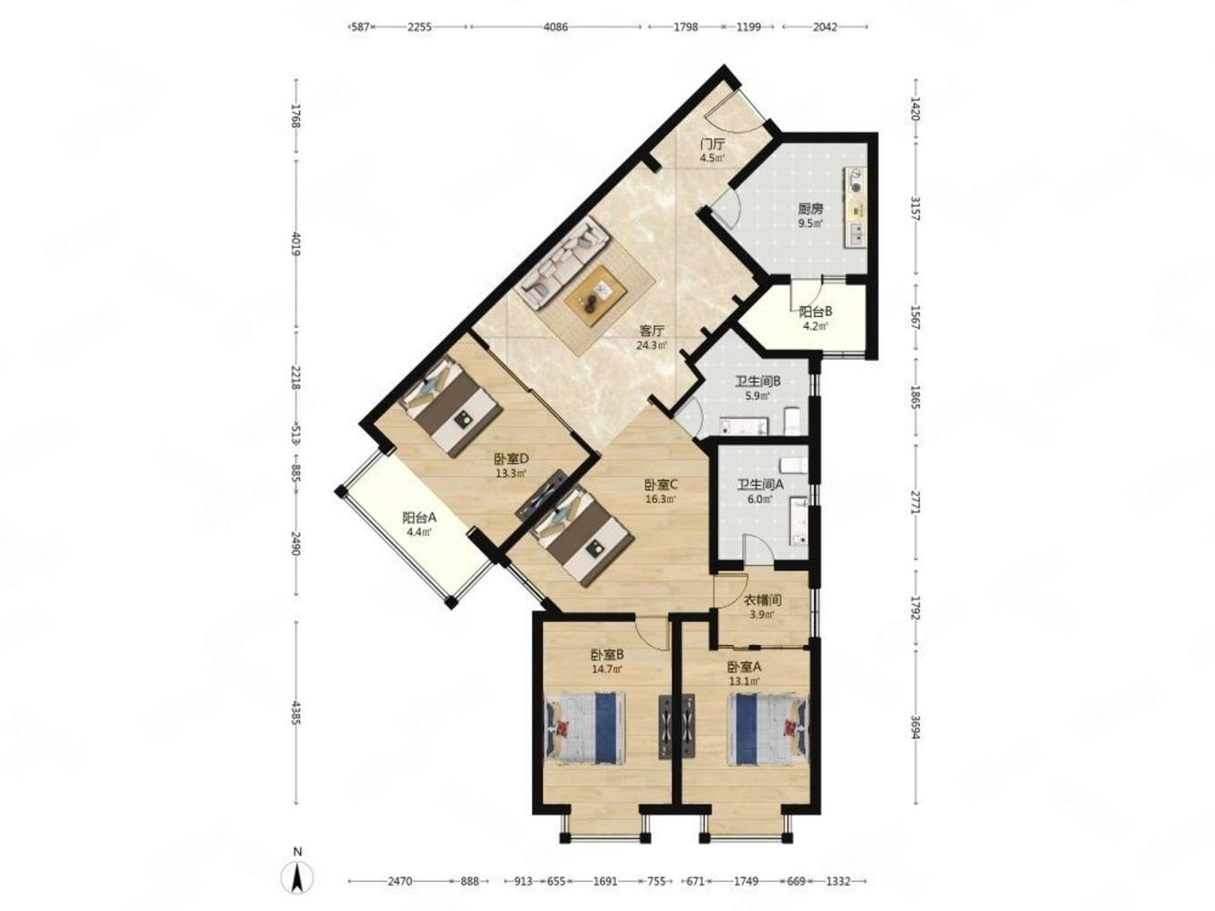 北京时雨园(蓝靛厂)二手房房源图片