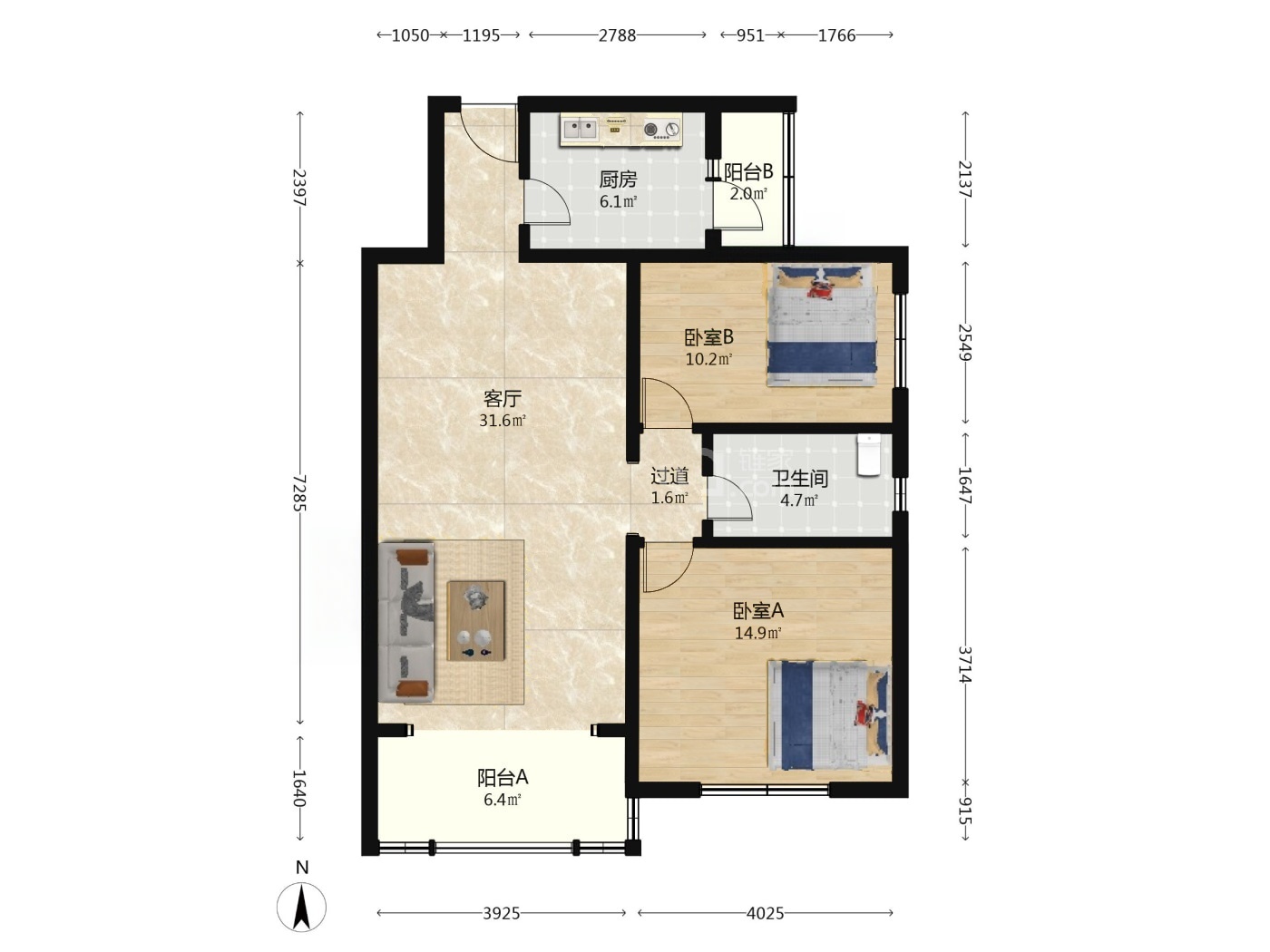 北京天通西苑一区二手房房源图片