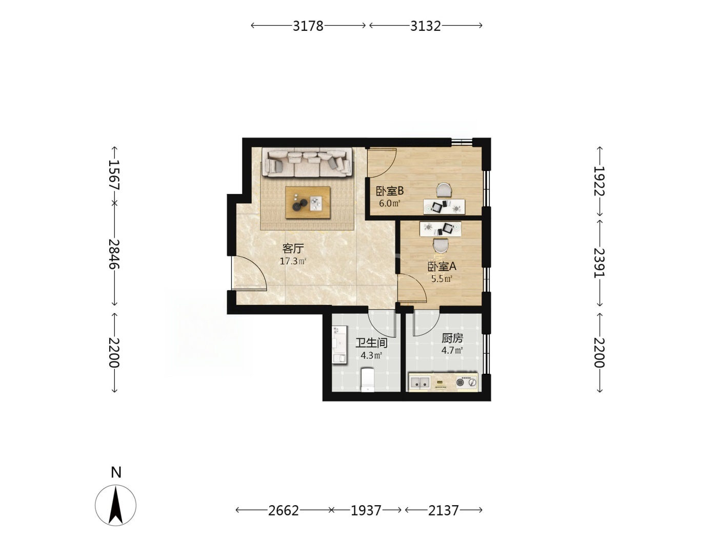 北京恋日绿岛二手房房源图片