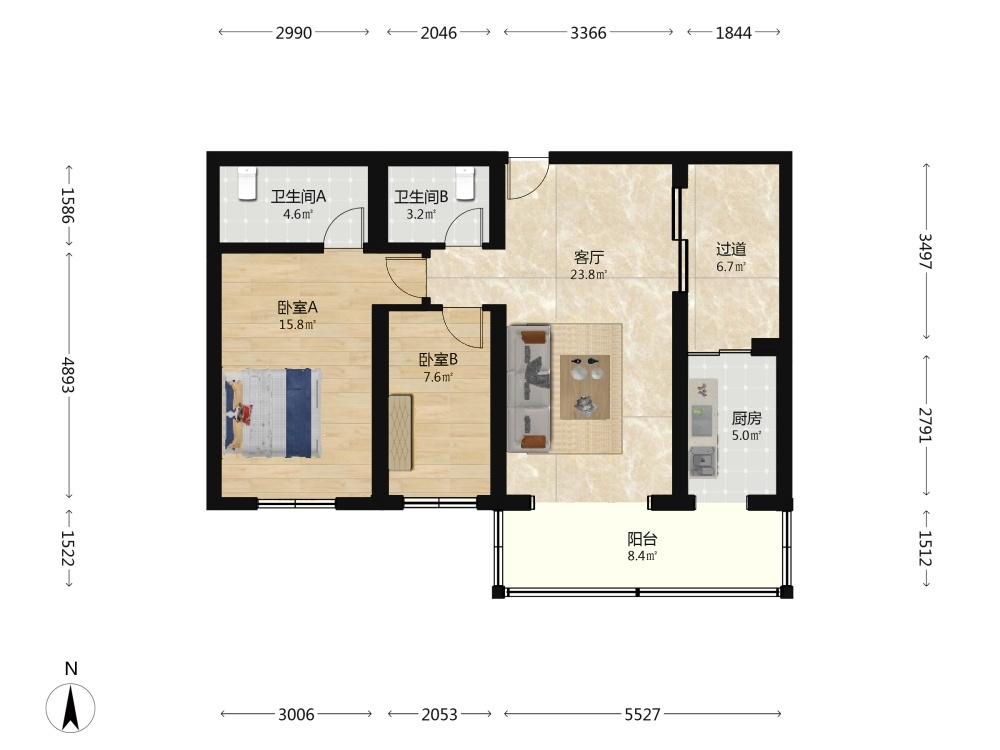 北京天通苑北三区二手房房源图片
