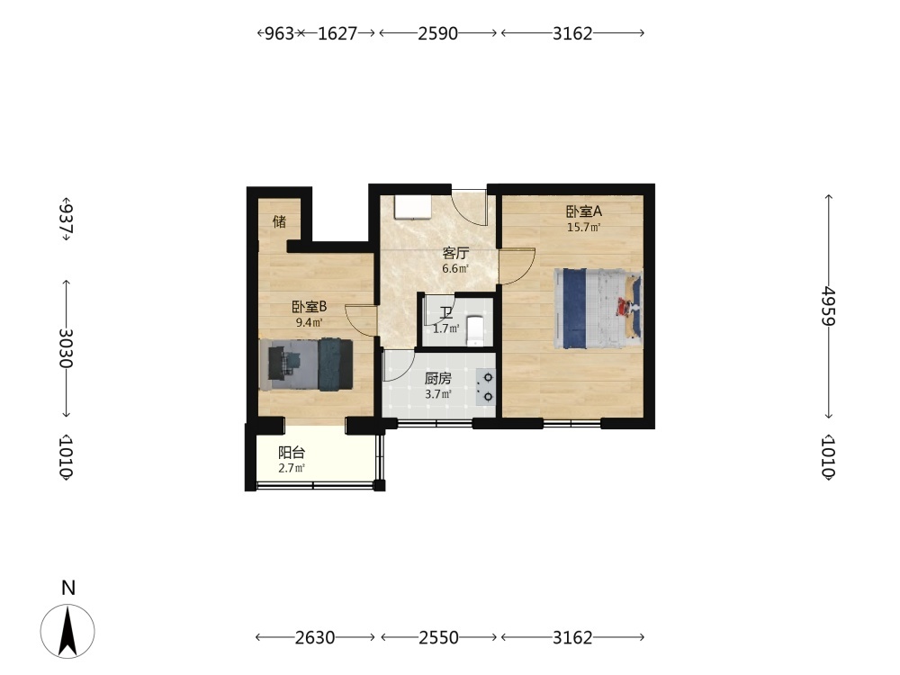 北京复康里二手房房源图片