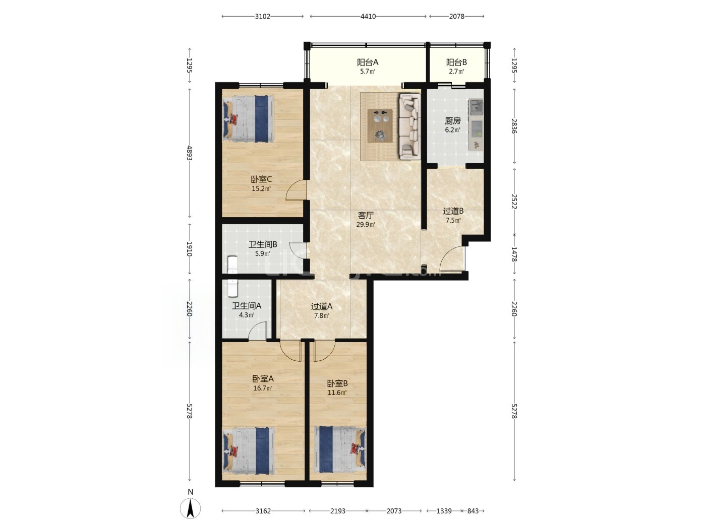 北京天通苑北一区二手房房源图片