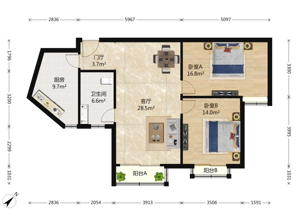 北京时雨园二手房房源图片