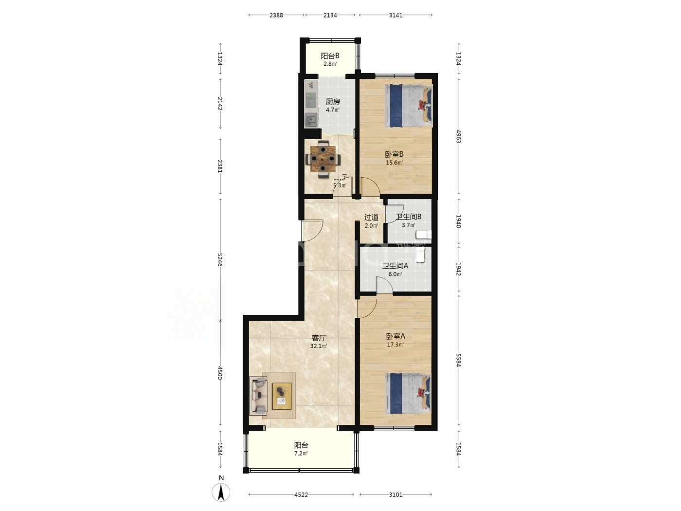 北京天通苑北二区二手房房源图片