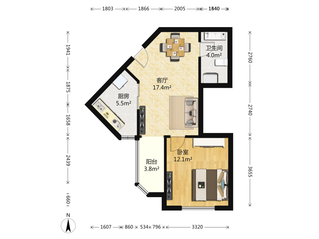 北京晨月园二手房房源图片