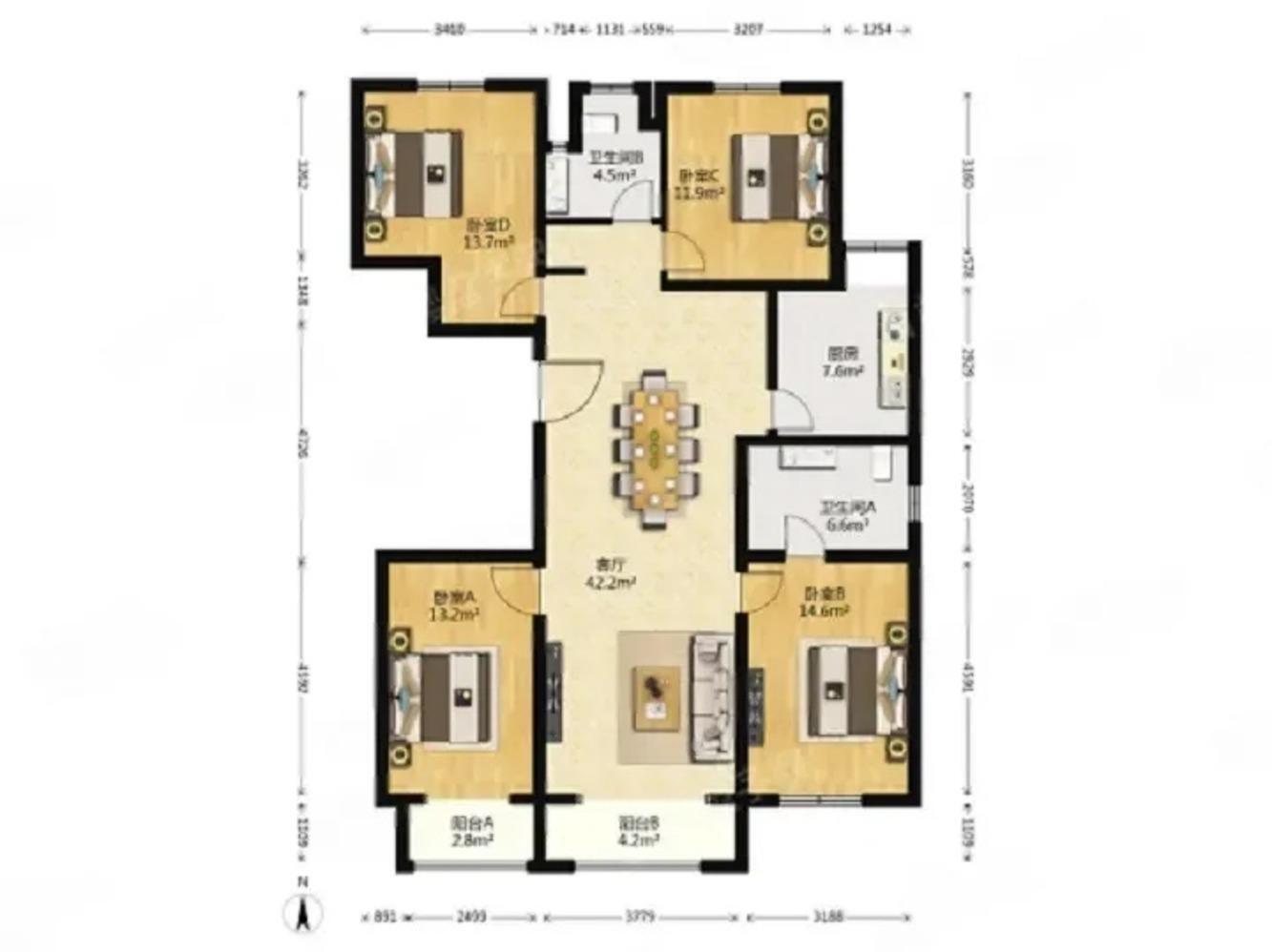 北京江南山水二手房房源图片