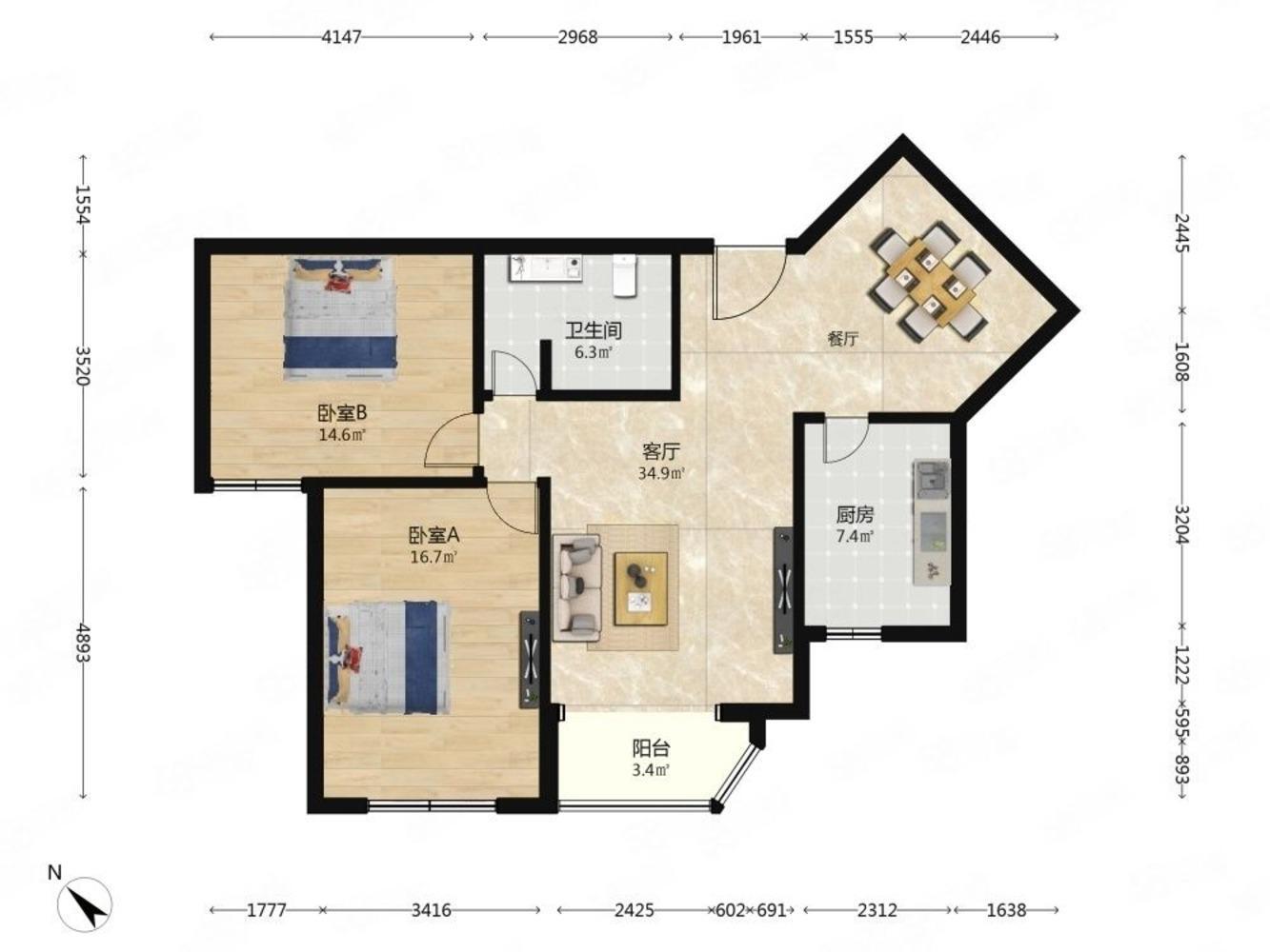 北京垂虹园(蓝靛厂)二手房房源图片