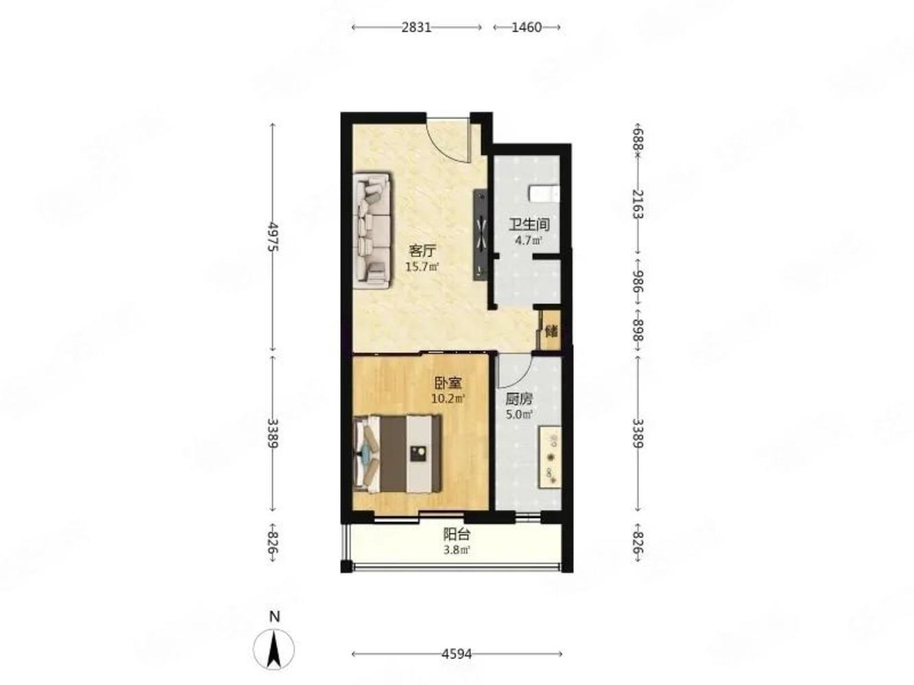 北京鸿博家园(一期C区)二手房房源图片