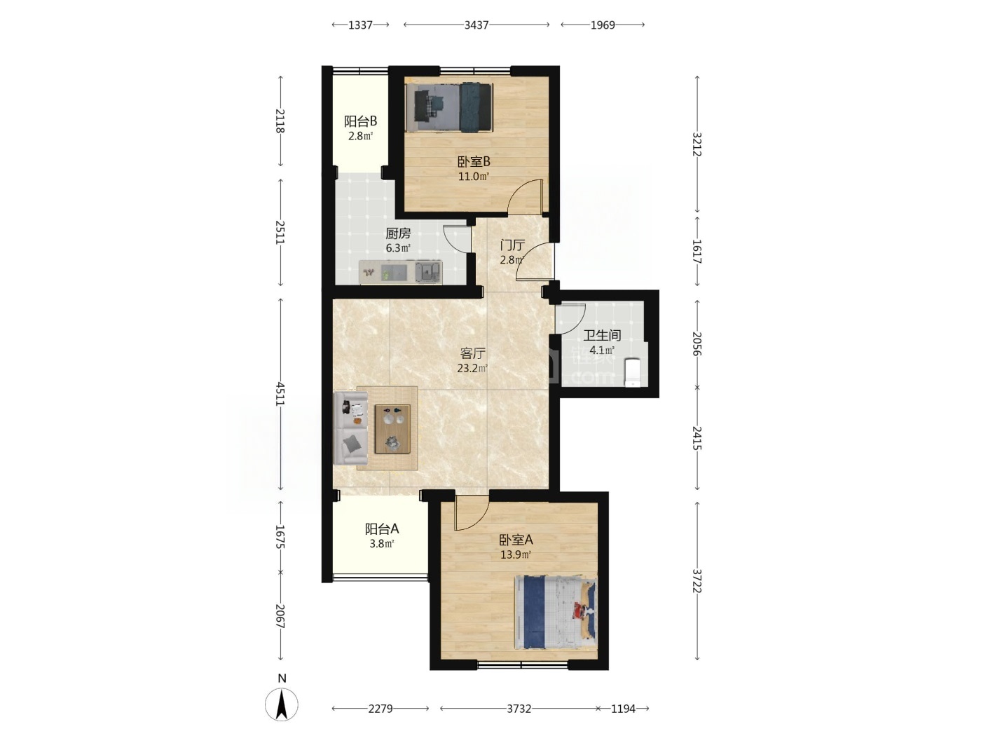 北京天通苑东一区二手房房源图片