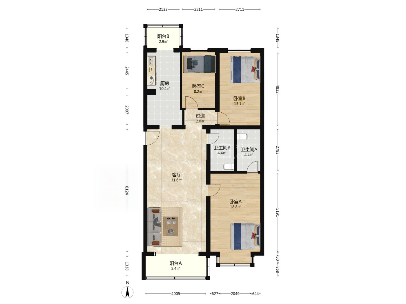 北京天通苑北二区二手房房源图片