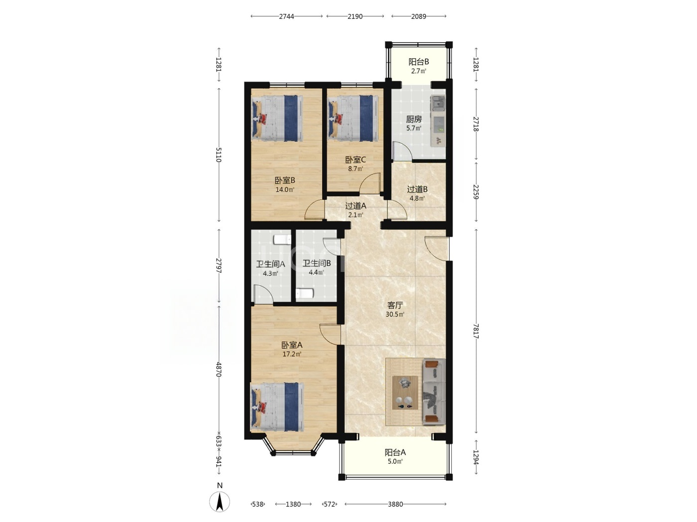 北京天通苑北一区二手房房源图片