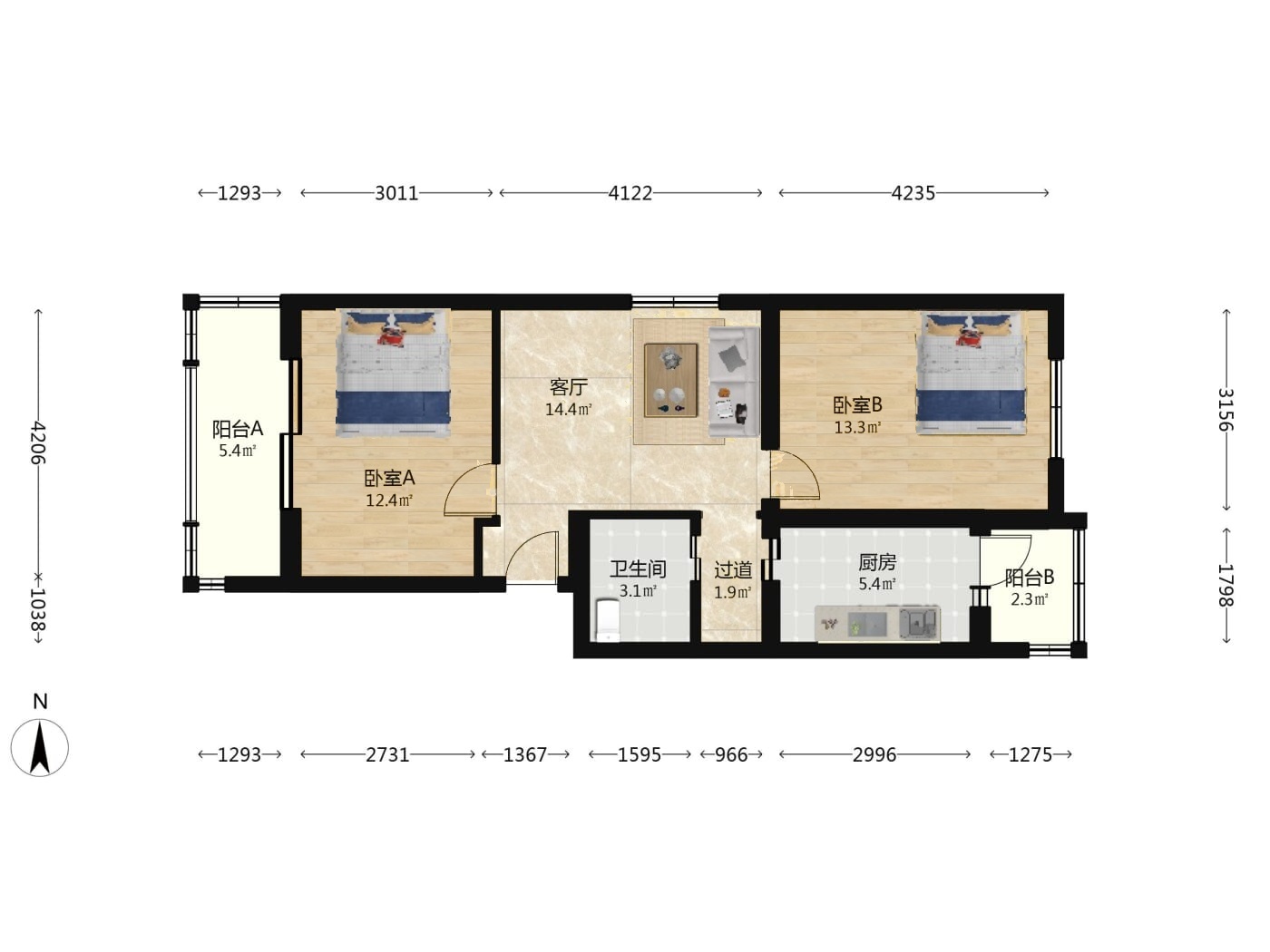 北京天通苑东一区二手房房源图片