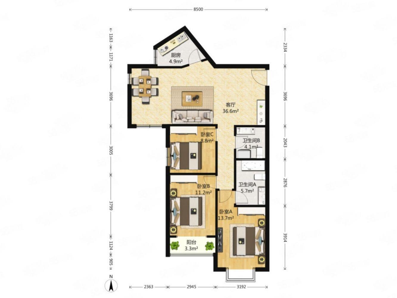 北京时雨园(蓝靛厂)二手房房源图片