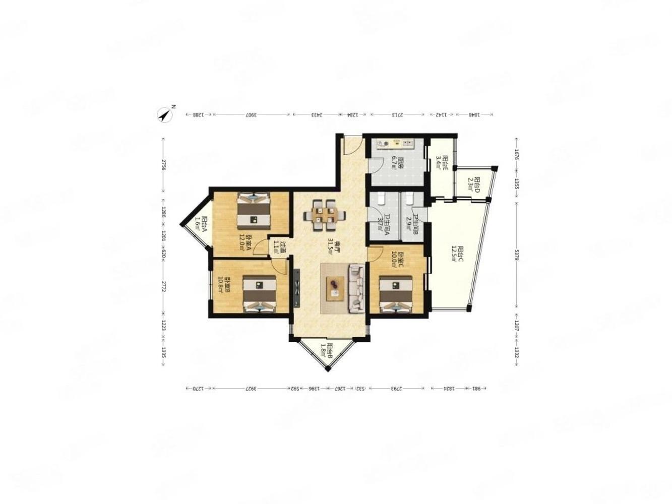 北京恋日绿岛小区二手房房源图片