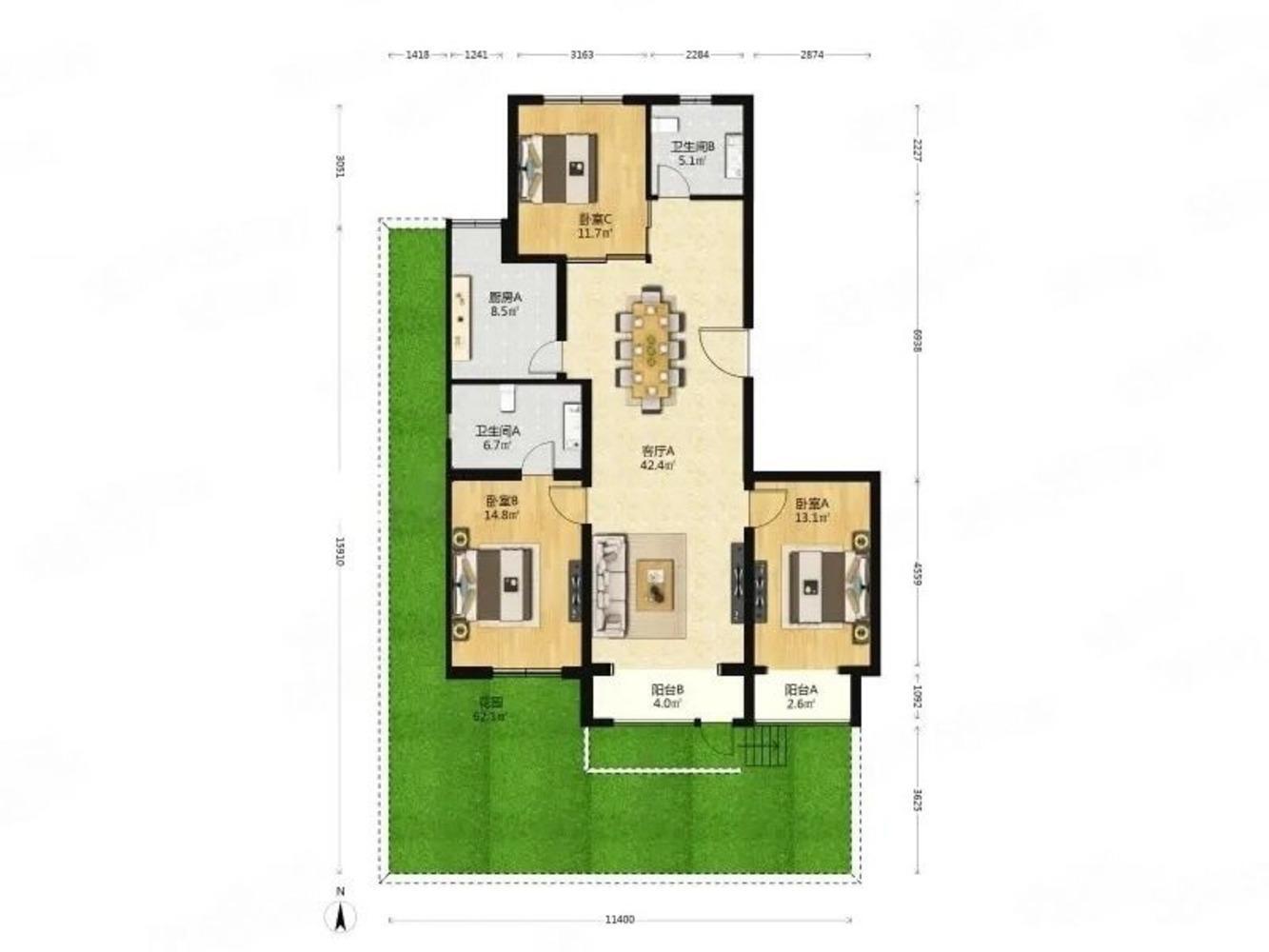 北京江南山水二手房房源图片