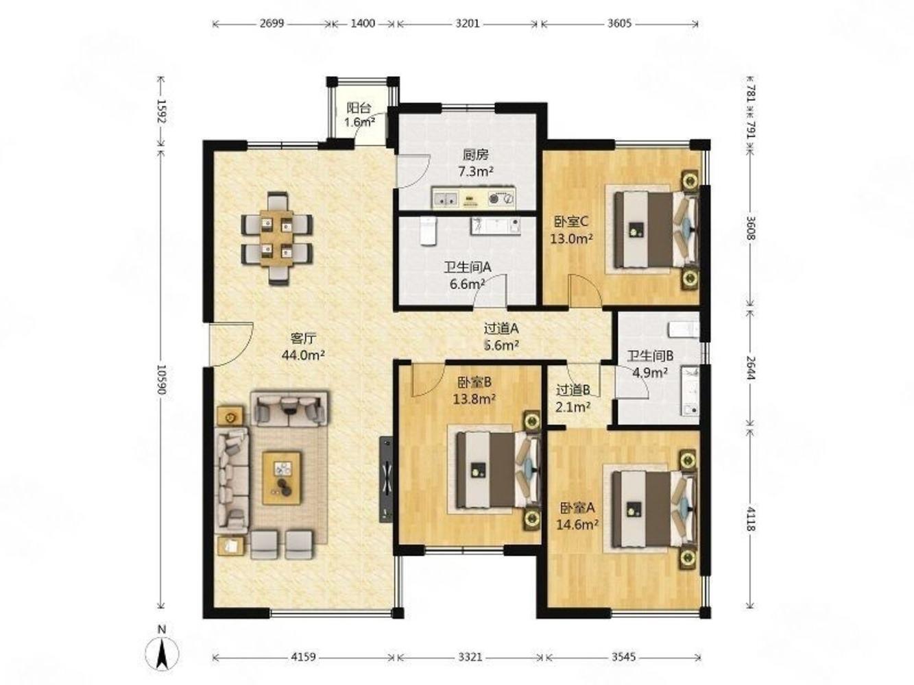北京恋日绿岛小区二手房房源图片