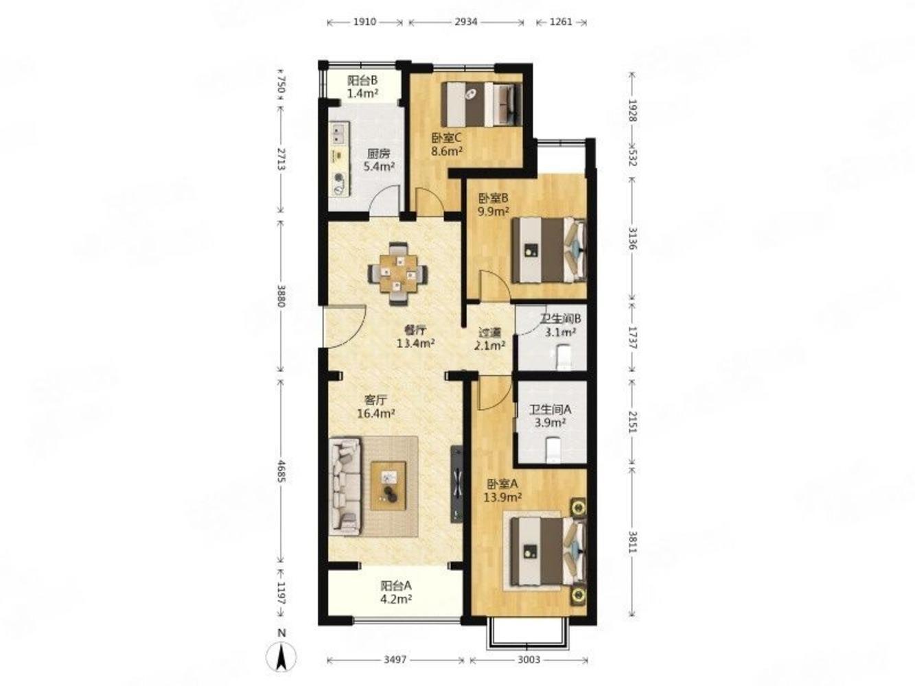 北京江南山水二手房房源图片