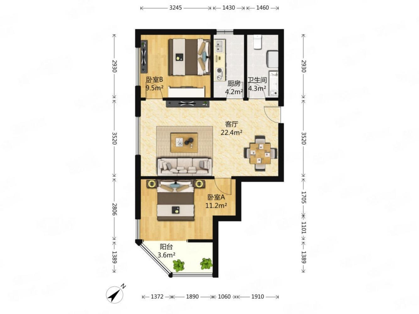 北京晨月园二手房房源图片