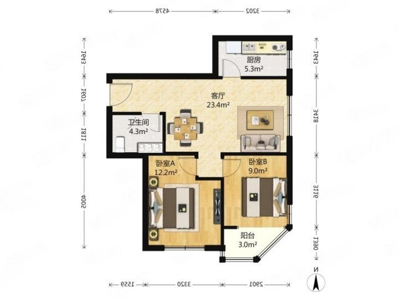 北京晨月园二手房房源图片