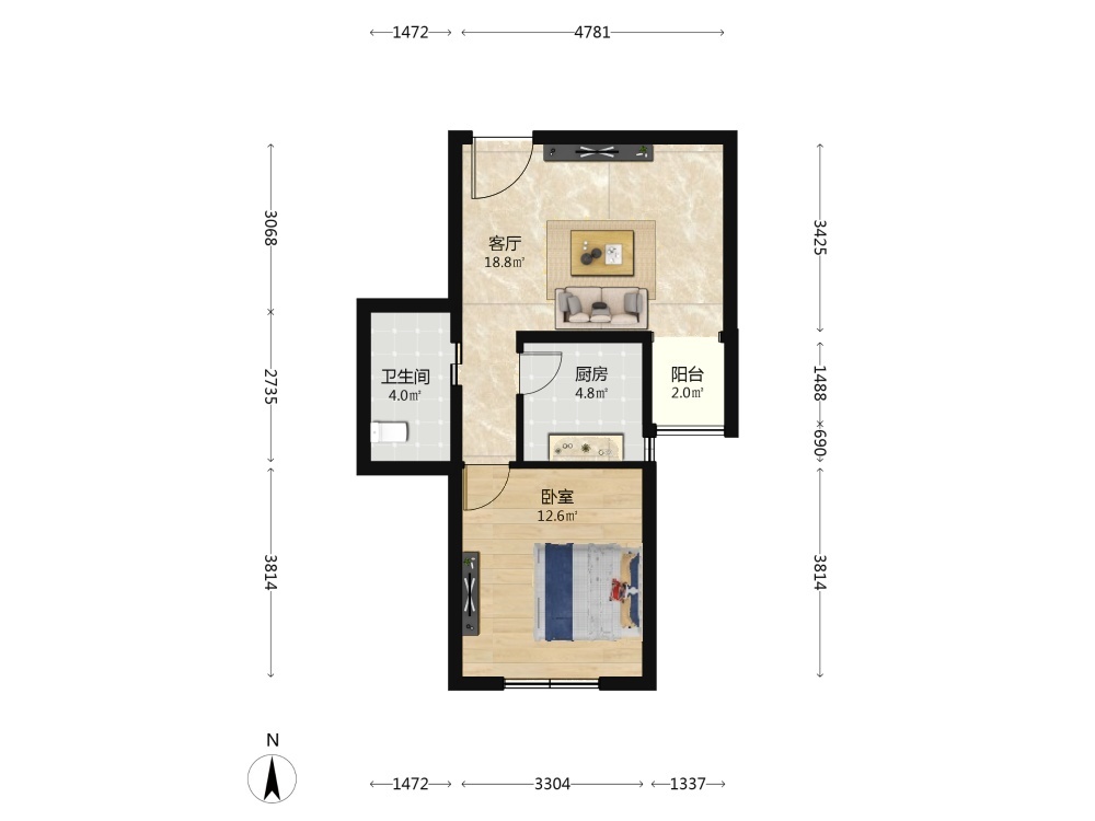 北京晨月园二手房房源图片