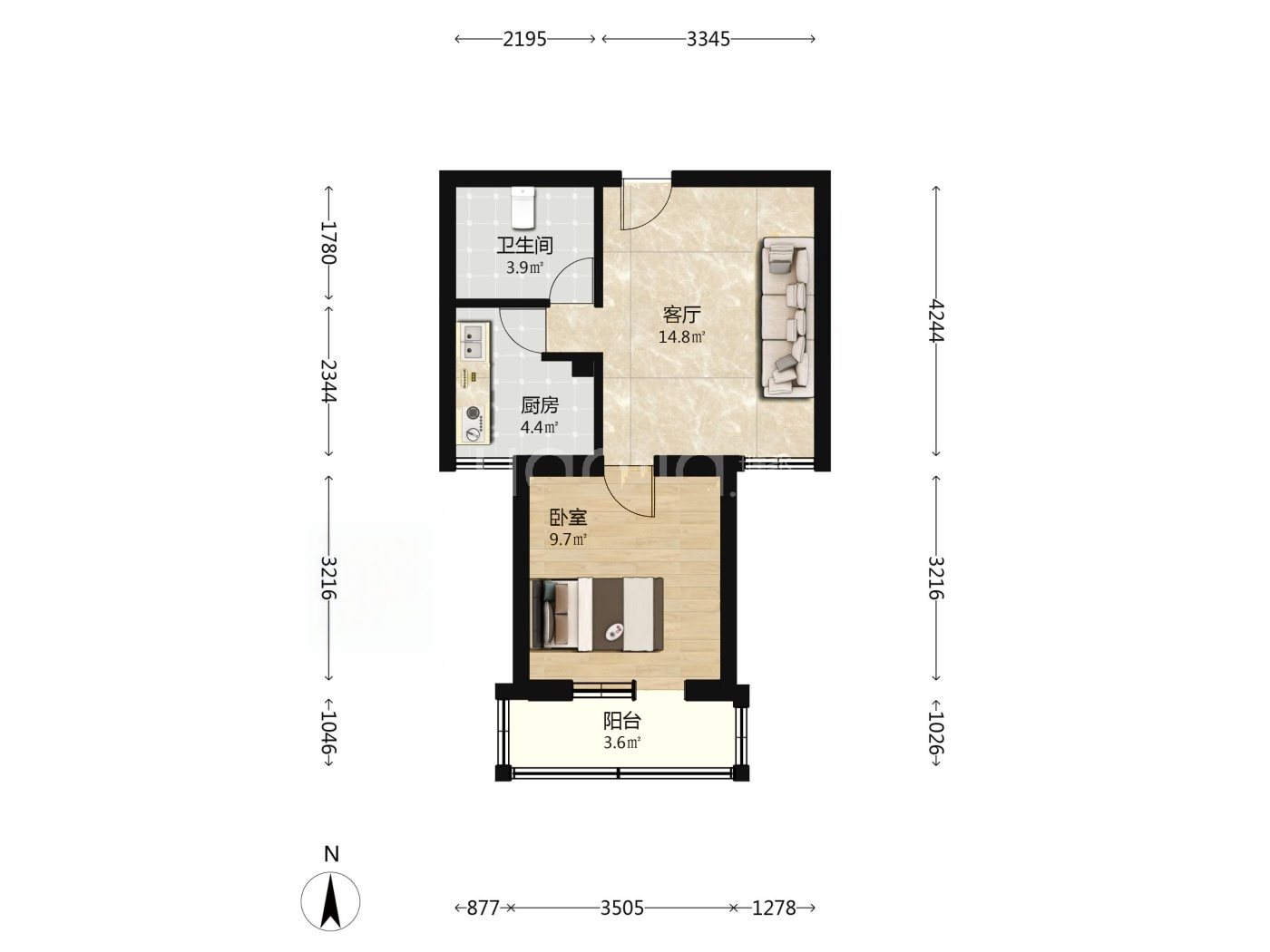 北京南纬路2号院二手房房源图片