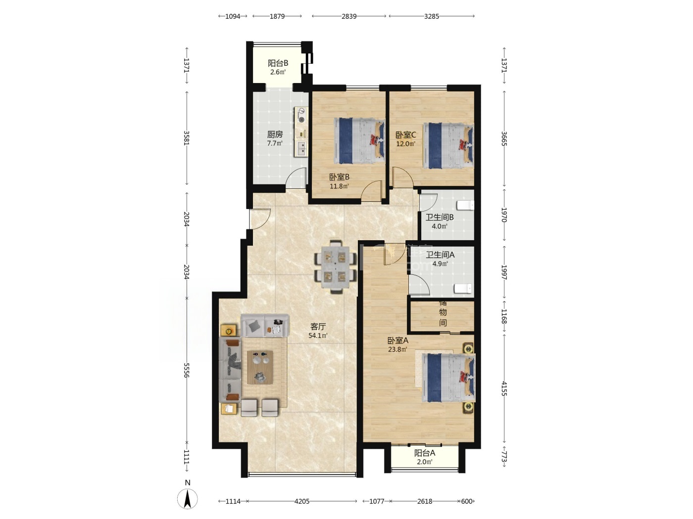 北京朱雀门二手房房源图片