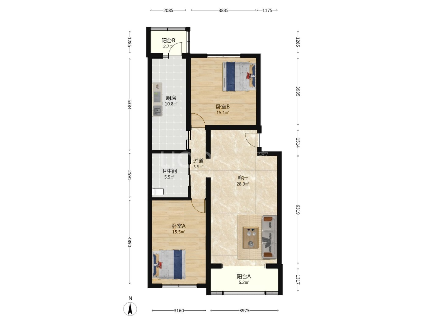 北京天通苑东二区二手房房源图片