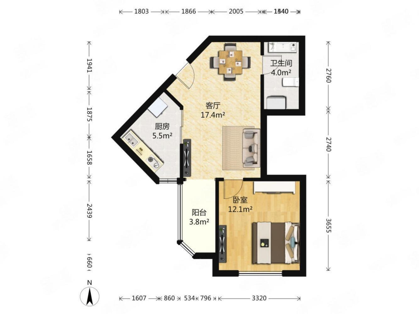 北京晨月园二手房房源图片
