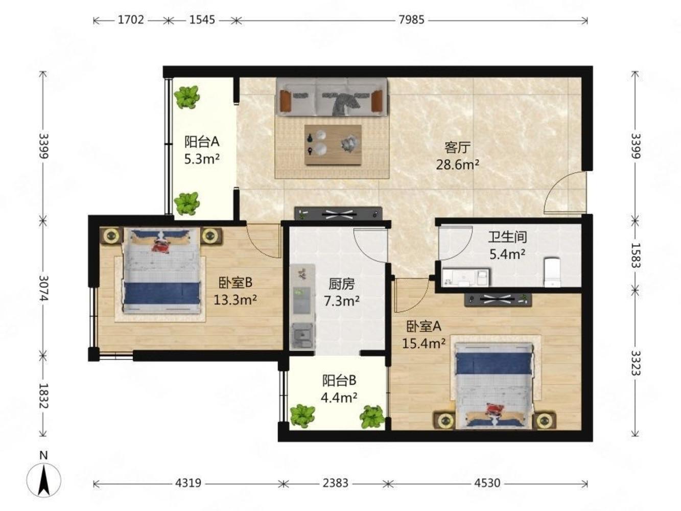 北京金夕园二手房房源图片