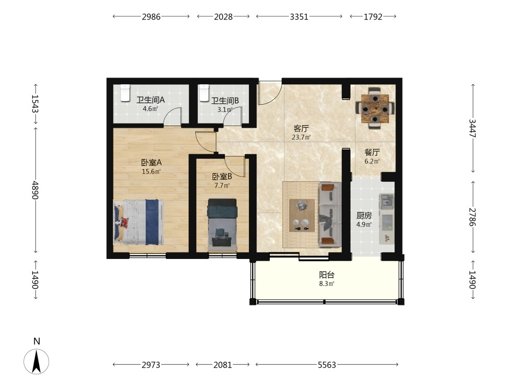 北京天通苑北三区二手房房源图片
