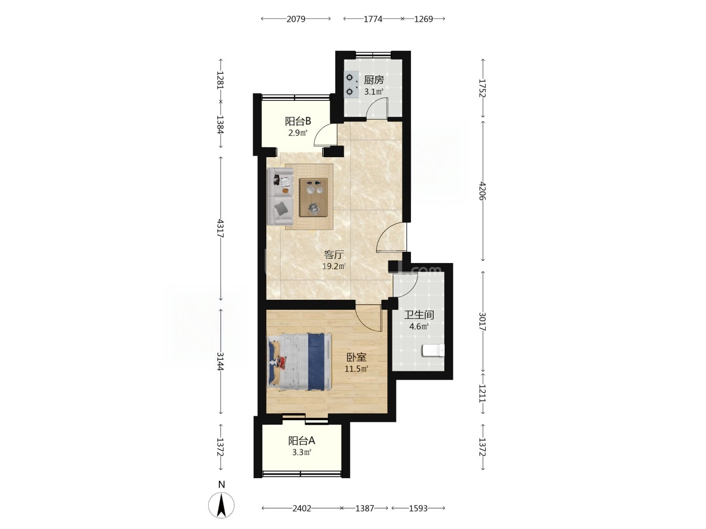 北京天通苑二区二手房房源图片