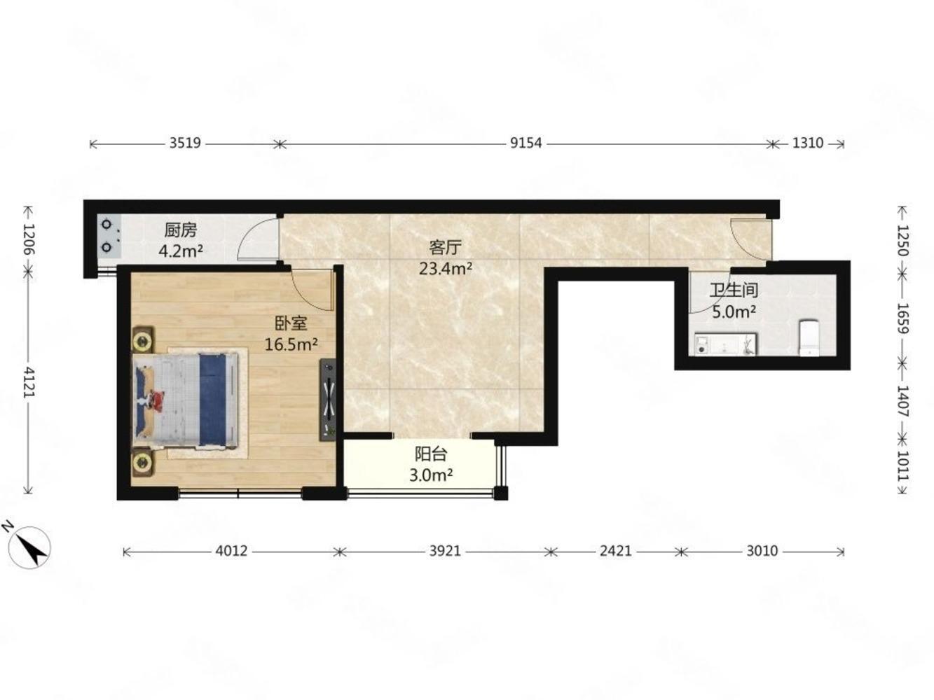北京晨月园二手房房源图片
